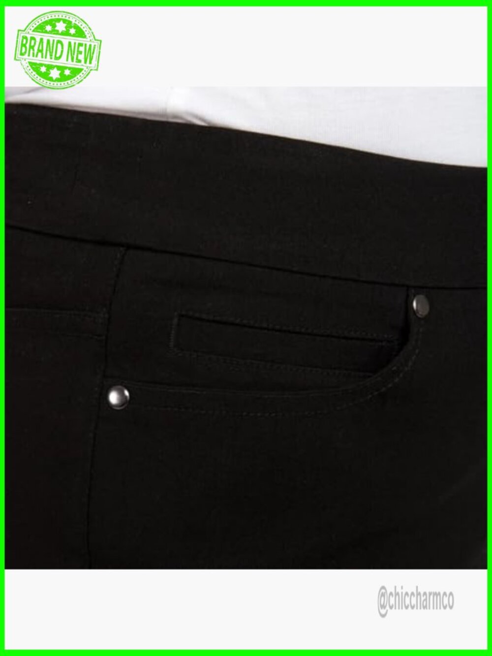 Comfort Stretch Pull-On Capri Pants with Tummy Control Panel - Picture 7 of 7